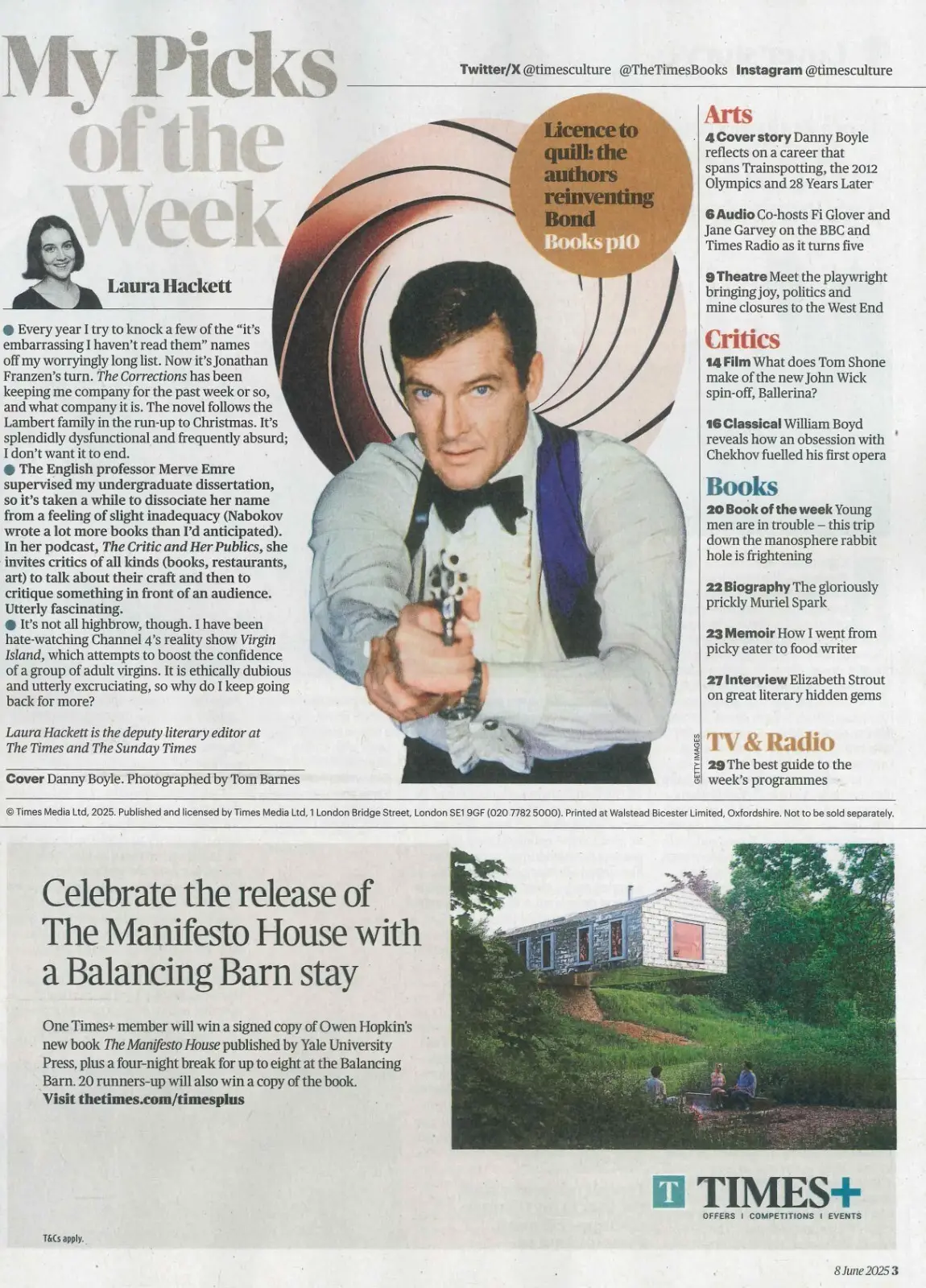 Sunday Times Culture Magazine: Danny Boyle, James Bond, John Wick, Film, 8.6.25 - image 2 | Free standard UK delivery included | Discount Quality Products