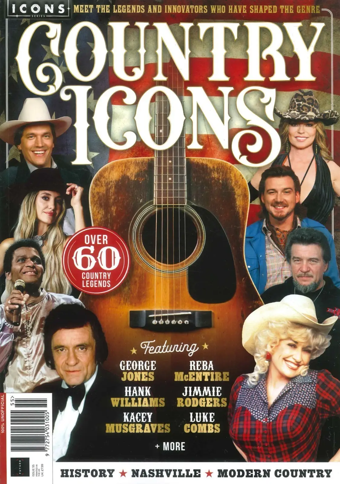 Country Icons Magazine: Over 60+ Music Legends, Dolly Parton, Taylor Swift, 2025