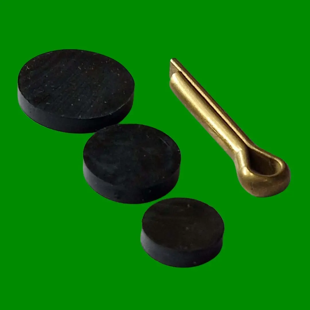 Assorted Ball Valve Repair Kit Rubber Washers 7/15/20mm Ø & 35mm Brass Split Pin - image 2 | Free standard UK delivery included | Discount Quality Products