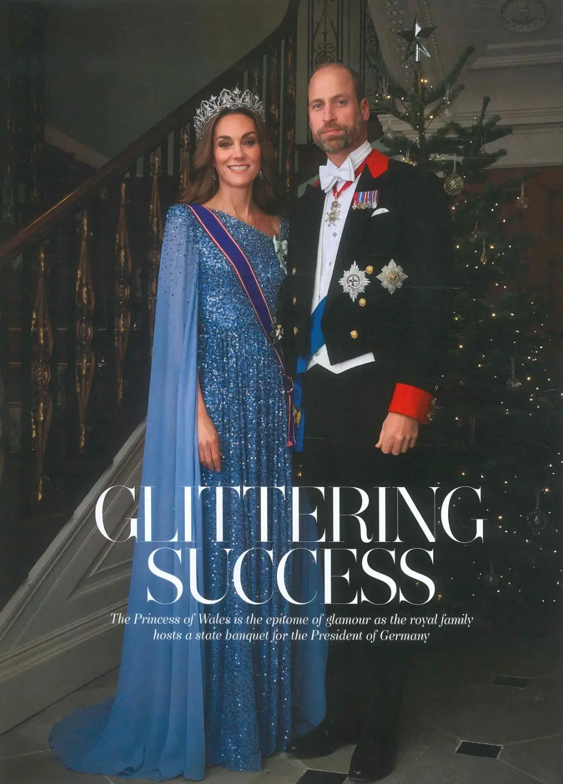 HELLO! Magazine: Princess Kate & Prince William at Royal State Banquet, 15.12.25 - image 4 | Free standard UK delivery included | Discount Quality Products