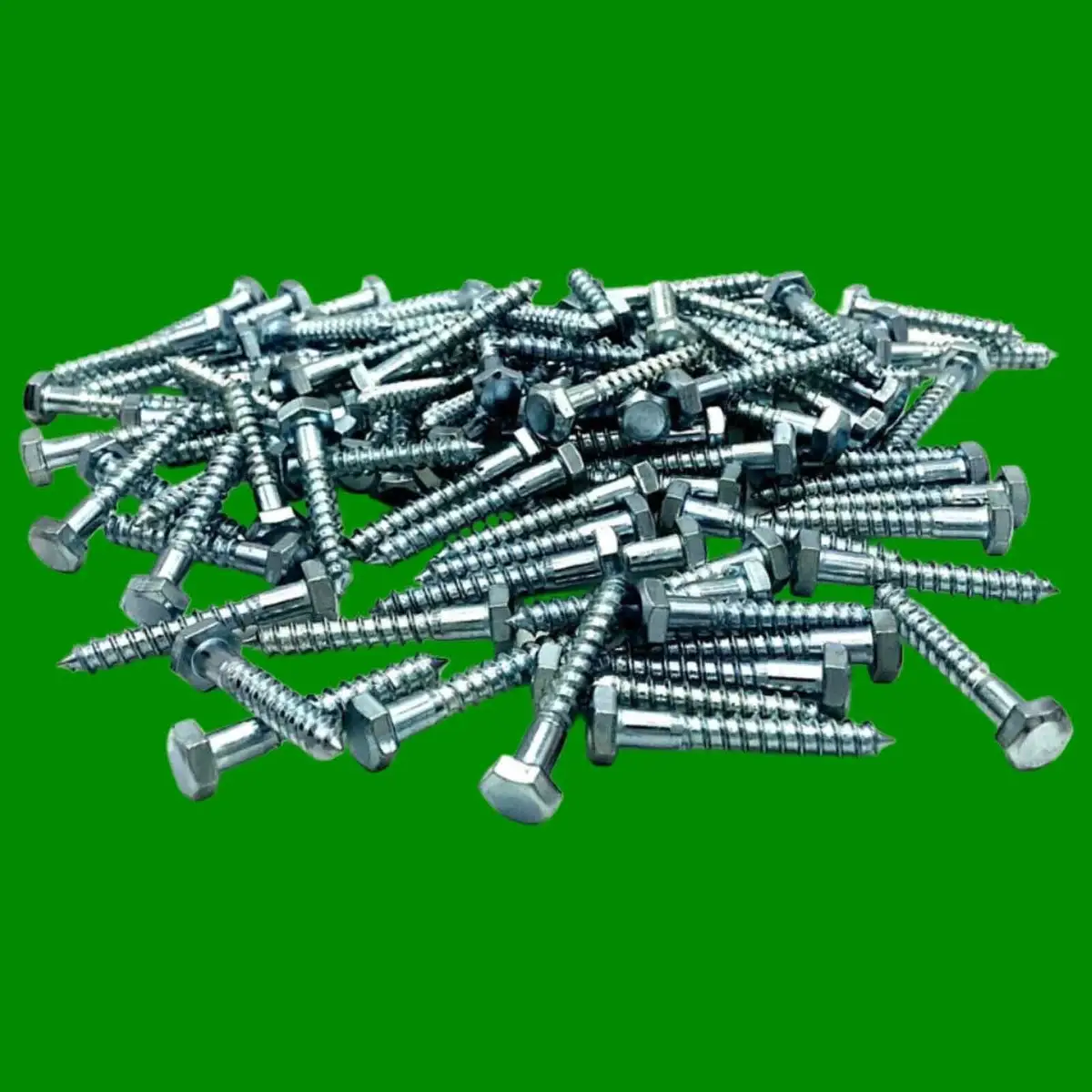 12x M5 x 30mm Zinc Plated Hex Head Lag Bolt Steel Coach Wood Screws, DIN571 - image 3 | Free standard UK delivery included | Discount Quality Products