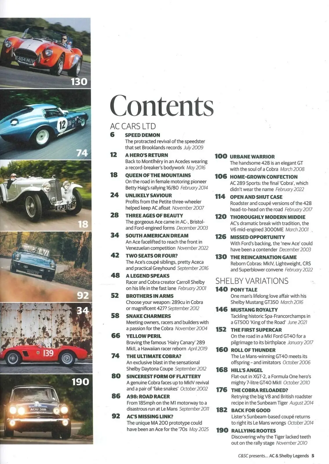 Classic & Sports Car Magazine: AC & Shelby Legends, Special Collectors Ed. 2025 - image 3 | Free standard UK delivery included | Discount Quality Products