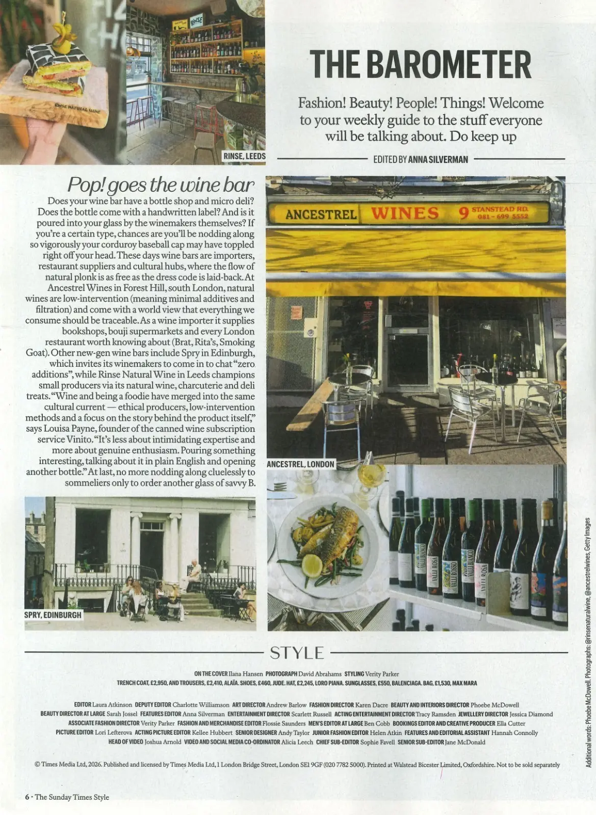 Sunday Times STYLE Magazine: Accessories Special, Martha Stewart, Fashion 8.3.26 - image 3 | Free standard UK delivery included | Discount Quality Products