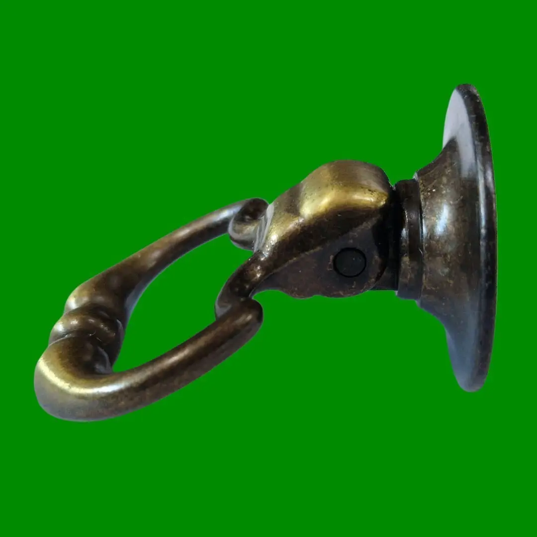 1x 50mm Antique Style Brass Plated Drop Pull Handle, Drawer, Cabinet, Cupboard - image 4 | Free standard UK delivery included | Discount Quality Products