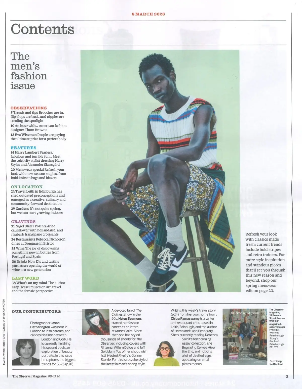 Observer Magazine: Harry Styles' Dresser, Thom Browne, Men's Fashion, 8.3.26 - image 3 | Free standard UK delivery included | Discount Quality Products