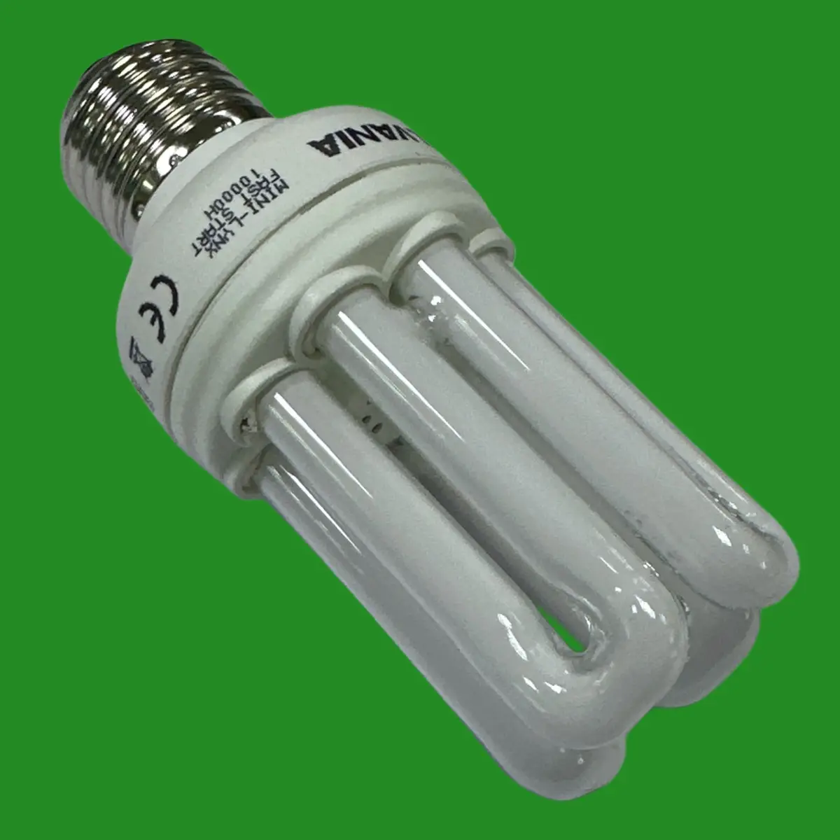 2x 15W (=70W) Sylvania Stick CFL Light Bulb Edison Screw Low Energy E27 ES 2700K - image 3 | Free standard UK delivery included | Discount Quality Products