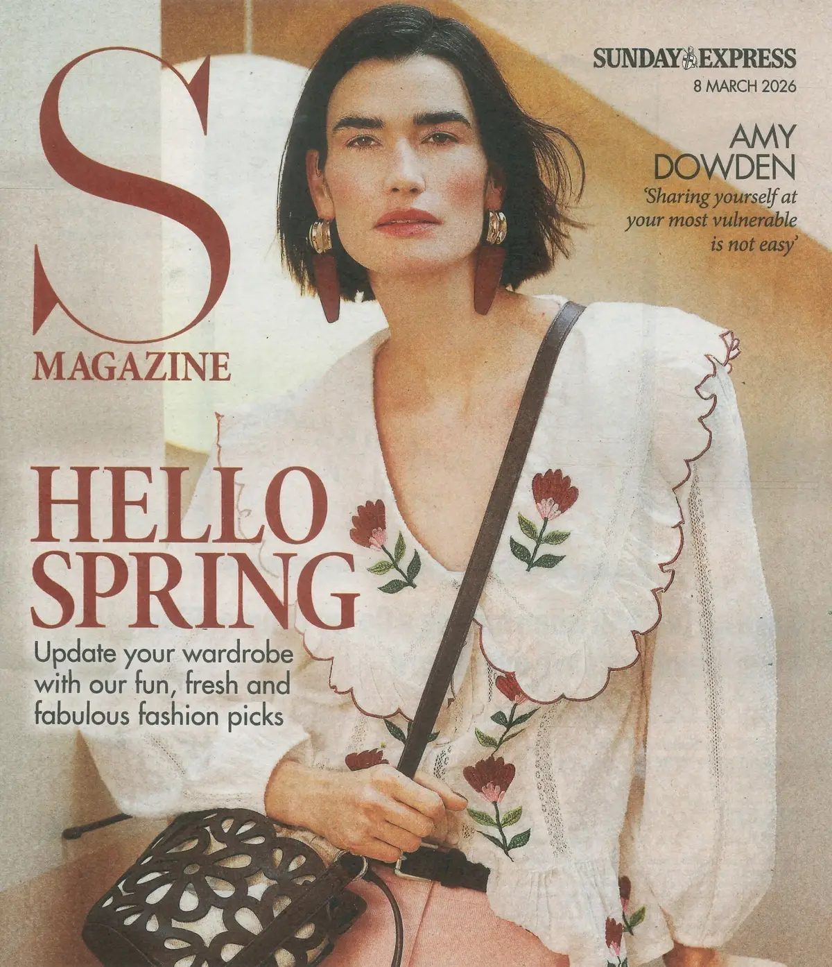 Sunday Express Magazine: Amy Dowden, Carlos Gu, Spring Fashion Staples 8.3.26
