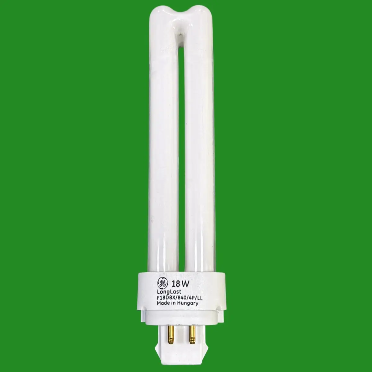 2x 18W GE G24q-2, 4 pin, CFL PL Light Bulbs 4000K Low Energy  Biax D/E 840 Lamp - image 3 | Free standard UK delivery included | Discount Quality Products
