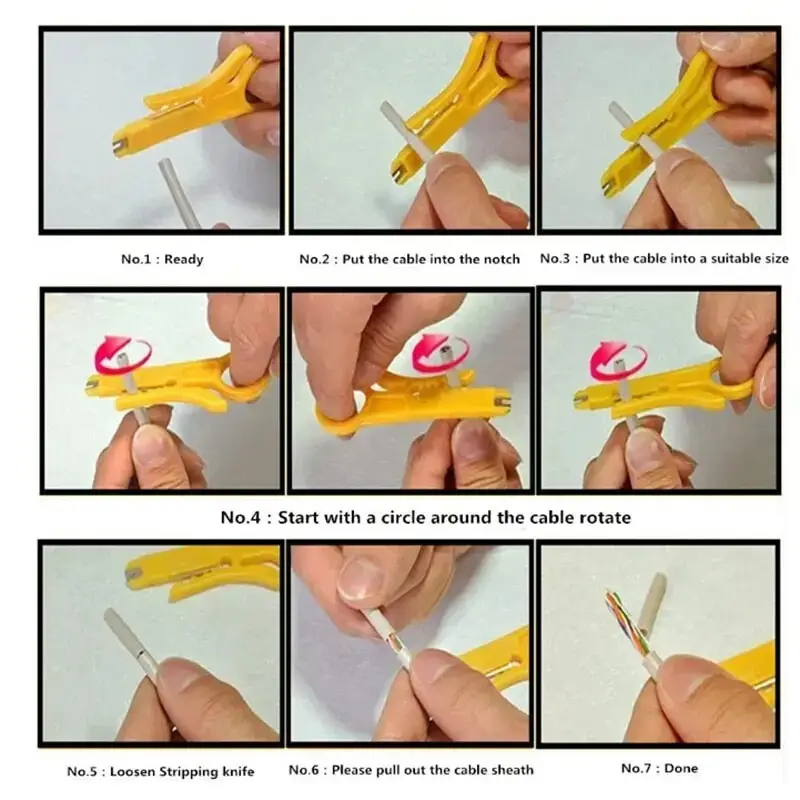 1x Portable Multitool Wire Stripper, Crimping Plier Wiring Tool, Cable Stripping - image 8 | Free standard UK delivery included | Discount Quality Products