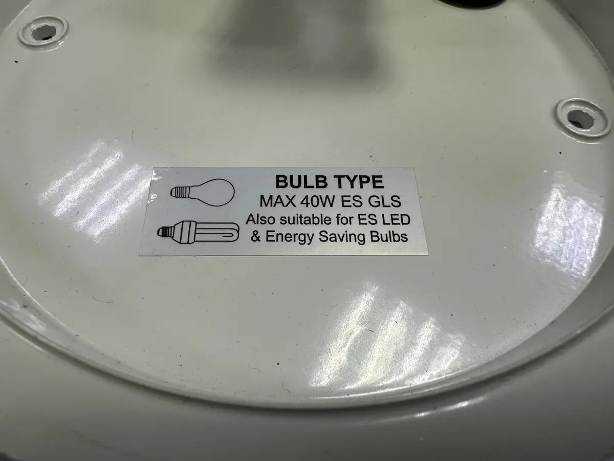 40W IP54 Trentham Die Cast Aluminium White Round Bulkhead Light 185mm ES, E27 - image 6 | Free standard UK delivery included | Discount Quality Products