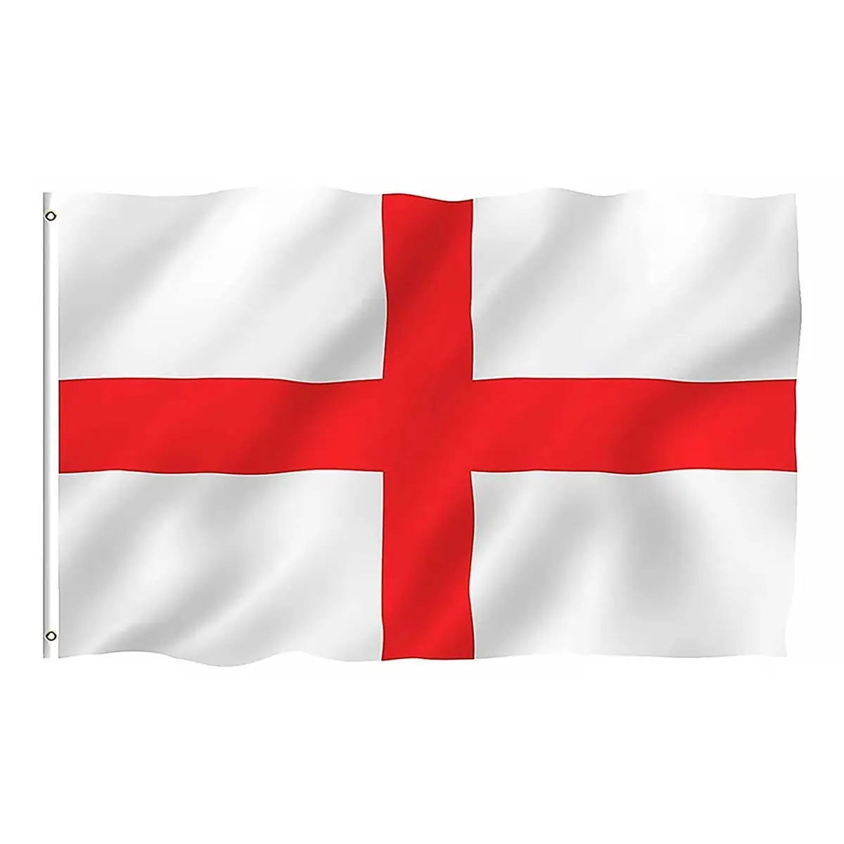 England Football Supporters Large Flag,  150cm x 90cm (5'x3' ft); Soccer