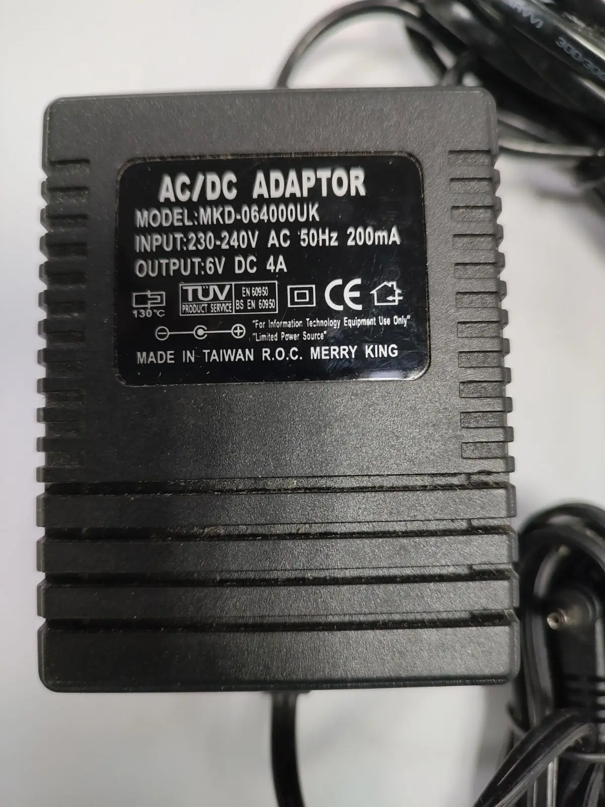 TUV Power Supply AC/DC Adaptor 6V 4A UK 3Pin Plug Charger 3.5mm Tip MKD-064000UK - image 6 | Free standard UK delivery included | Discount Quality Products