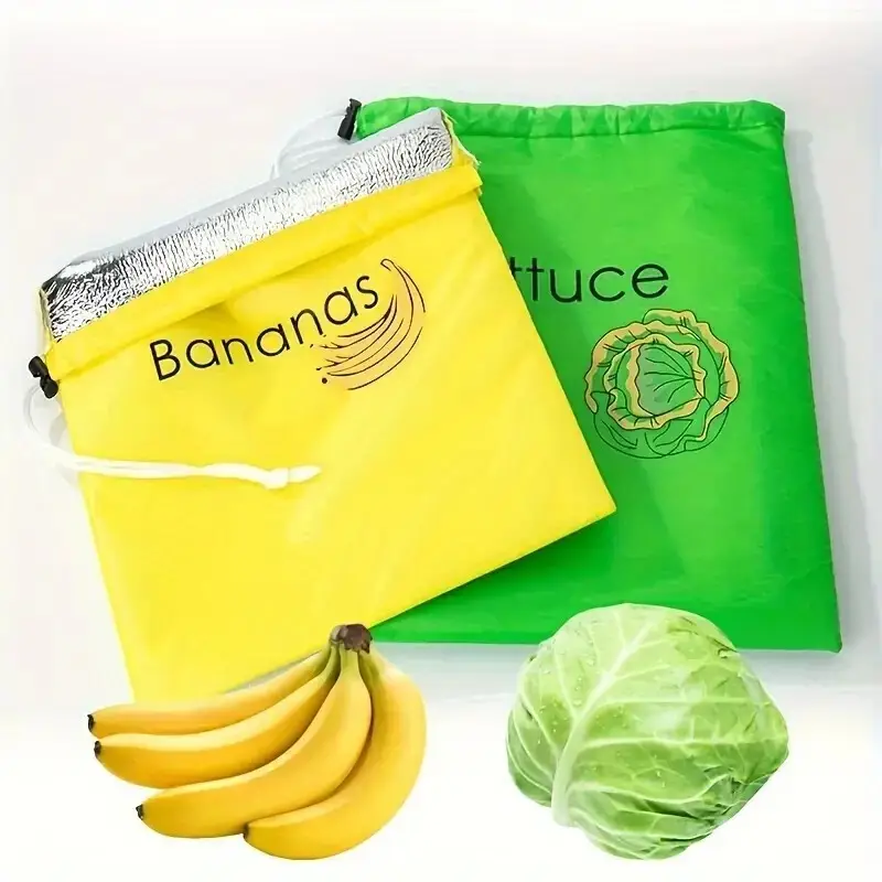 1x Lettuce Storage Bag, Organizer Storage Bag For Keep Vegetables & Fruits Fresh - image 4 | Free standard UK delivery included | Discount Quality Products