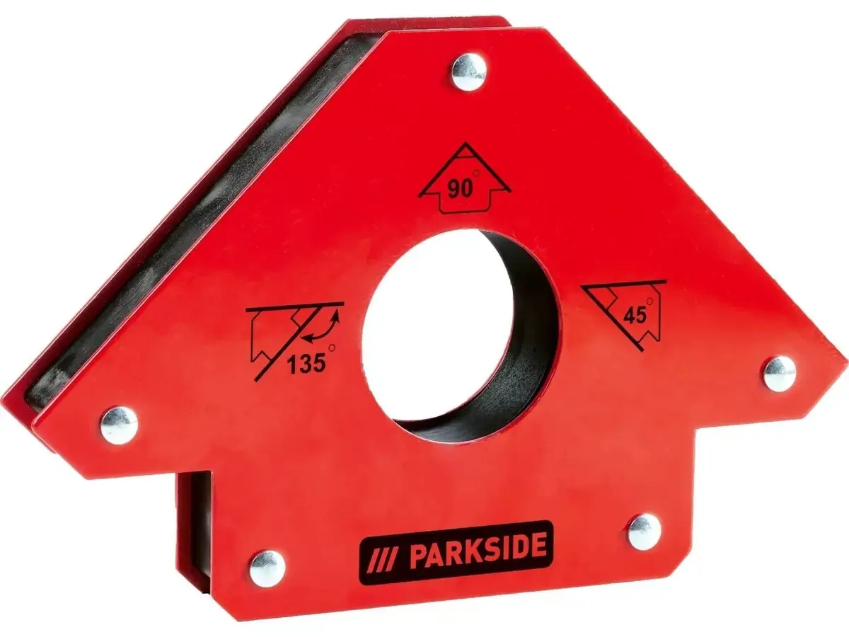 Angle Welding Magnet, 8kg Magnetic Capacity, 45°, 90° or 135°, Mounting Tool - image 3 | Free standard UK delivery included | Discount Quality Products