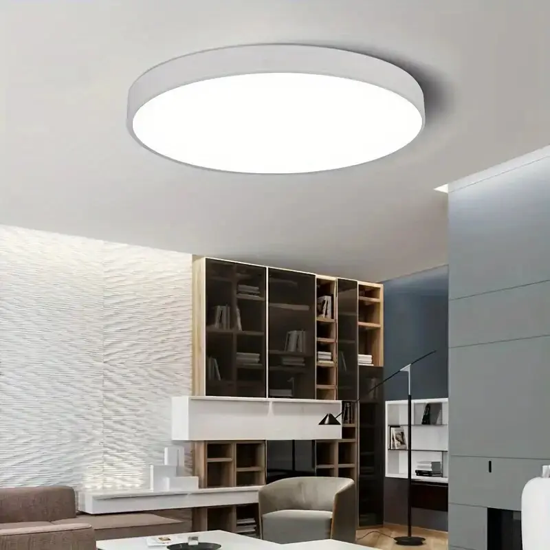 24W LED Ultra-Thin Indoor/Outdoor/Bathroom Bulkhead Ceiling Light 6000K White