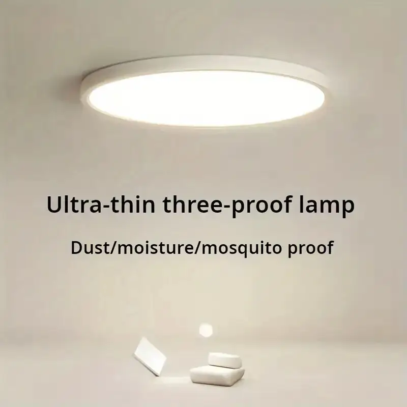 24W LED Ultra-Thin Indoor/Outdoor/Bathroom Bulkhead Ceiling Light 6000K White - image 8 | Free standard UK delivery included | Discount Quality Products
