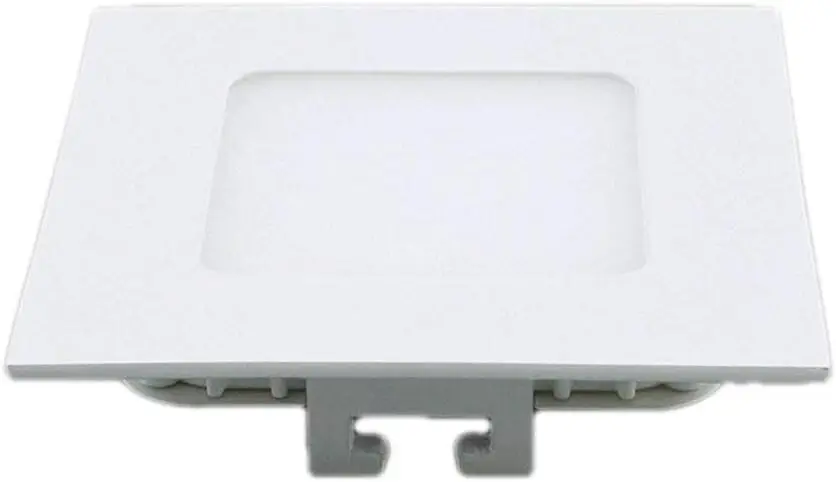 3W =20W LED Square Recessed Ceiling Flat Panel Down Light Ultra Slim 3000K 90mm - image 4 | Free standard UK delivery included | Discount Quality Products