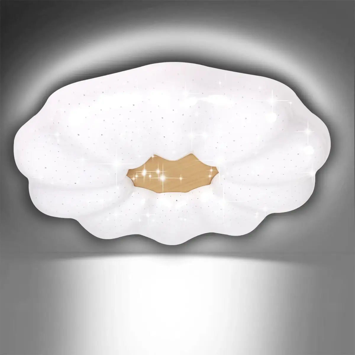 18W LED Flower Shape Ceiling Light 6500K Daylight White, Living Room, Bedroom