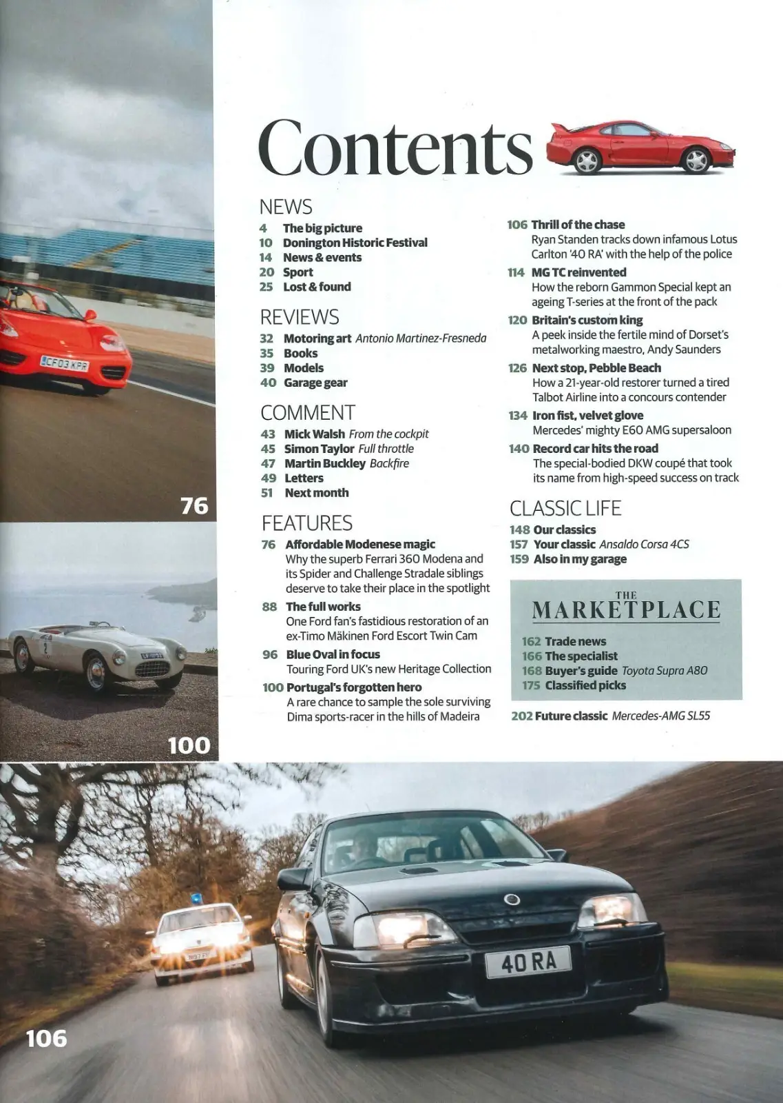 Classic & Sports Car Magazine: Ferrari 360 Family, Ford Escort Mk1, July 2024 - image 2 | Free standard UK delivery included | Discount Quality Products