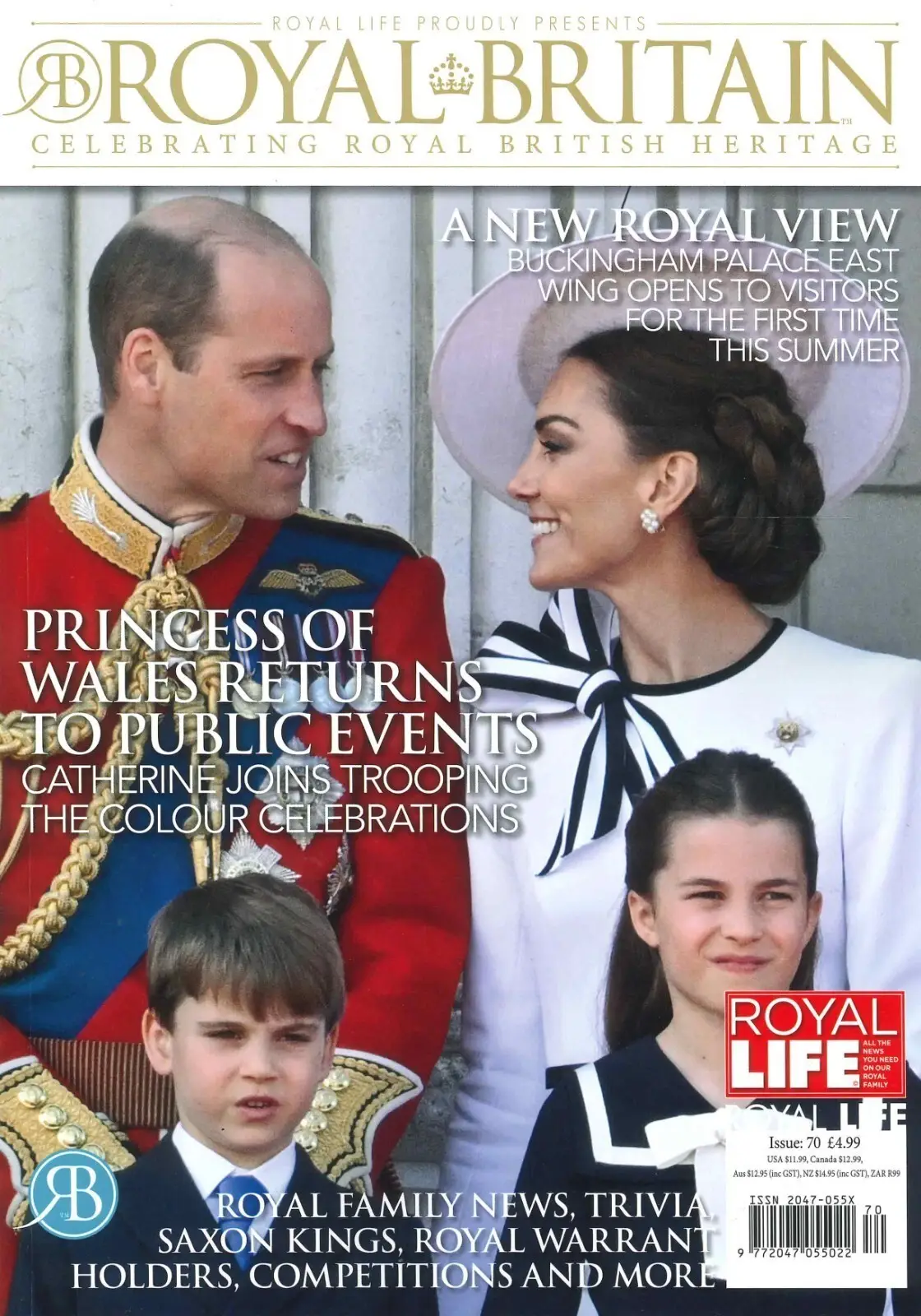Royal Life Magazine #70, Royal Britain, King Charles, Princess Kate, Diana, 2024
