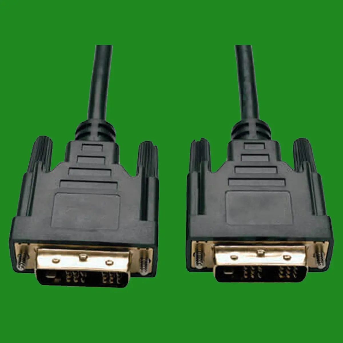 2x 2m DVI-D Male to Male Computer PC Monitor Single Link Lead Cable Plug