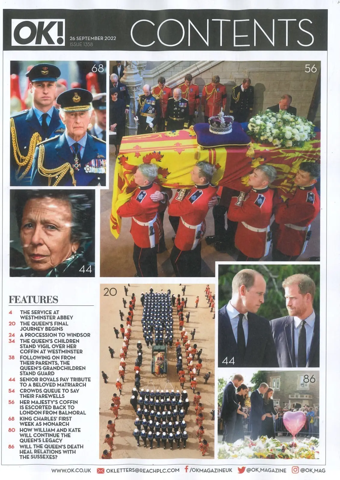 OK! Magazine Special Funeral Edition Illustrated Queen Elizabeth Coffin 26.9.22 - image 2 | Free standard UK delivery included | Discount Quality Products