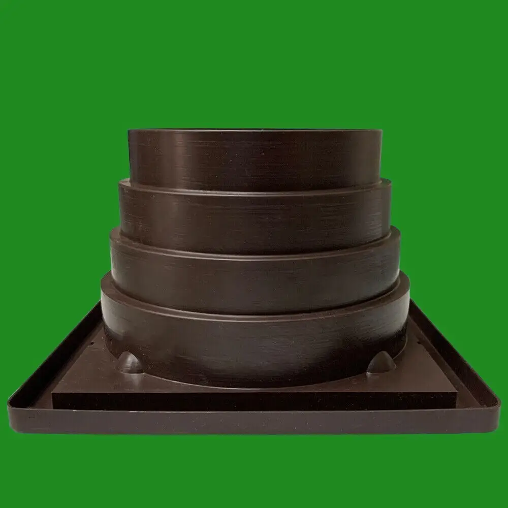 Universal Brown Stepped Vent 100mm-130mm Air Vent Grille - image 2 | Free standard UK delivery included | Discount Quality Products