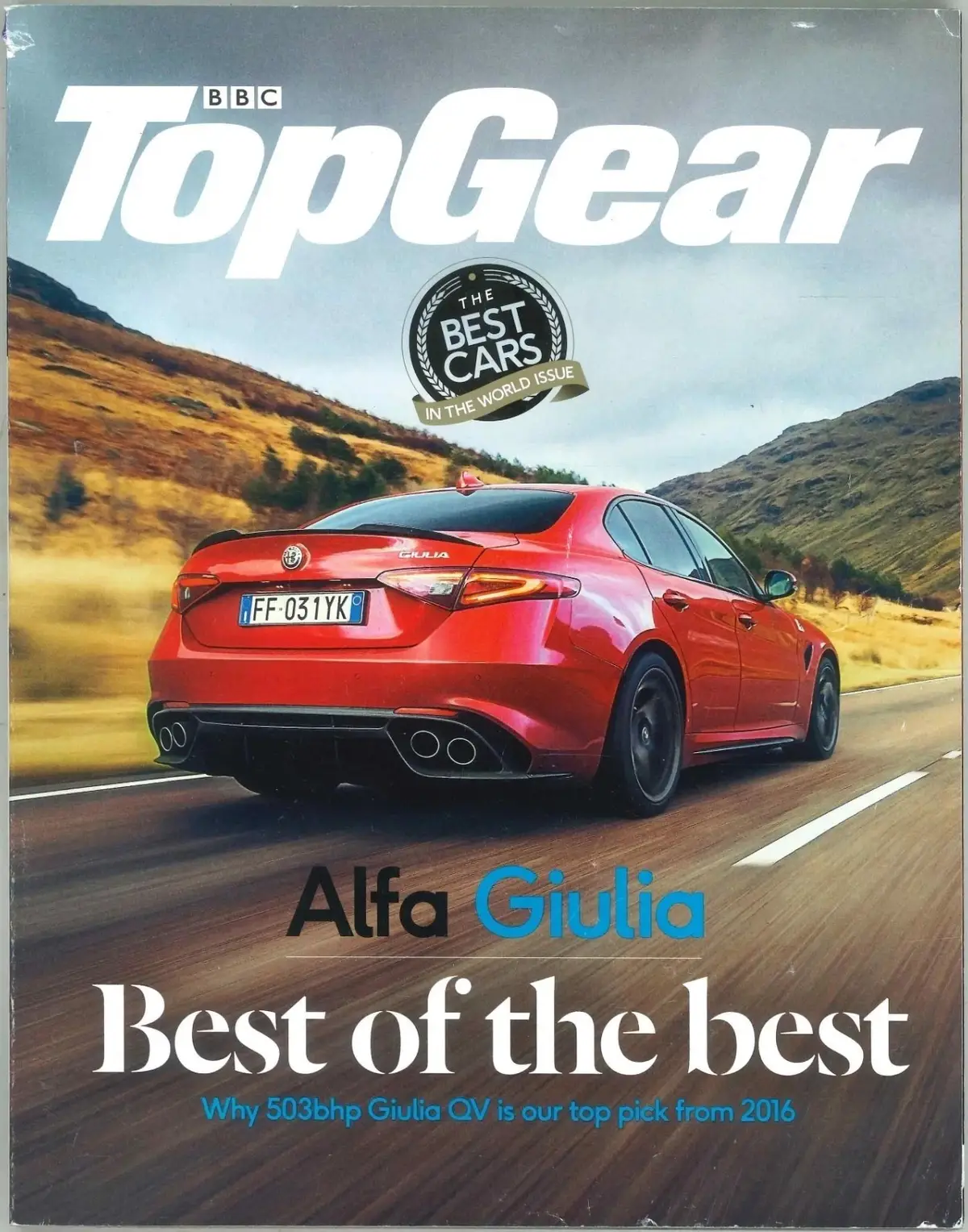 BBC Top Gear Magazine: Issue #290, Maserati, Jaguar, Alfa Romeo, Best Cars 2016