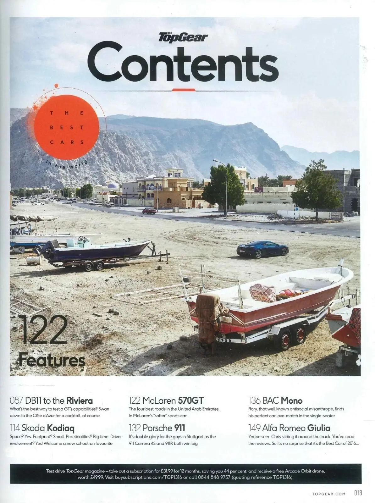 BBC Top Gear Magazine: Issue #290, Maserati, Jaguar, Alfa Romeo, Best Cars 2016 - image 3 | Free standard UK delivery included | Discount Quality Products