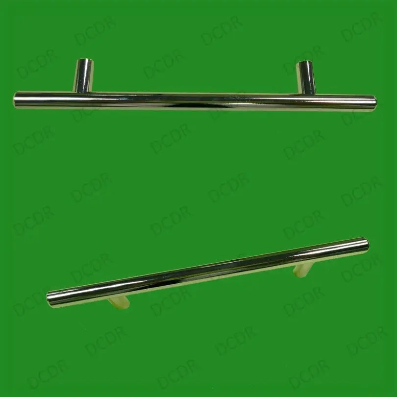 8x 128mm Chrome Effect T Handle Bar Door Drawer Handle Wardrobe Cupboard - image 5 | Free standard UK delivery included | Discount Quality Products