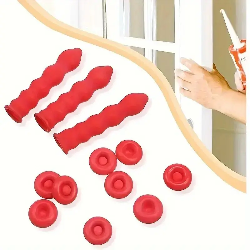 5x Caulking Cover Seal Rubber Caps Sealant Tube Protectors for Perfect Sealing - image 2 | Free standard UK delivery included | Discount Quality Products