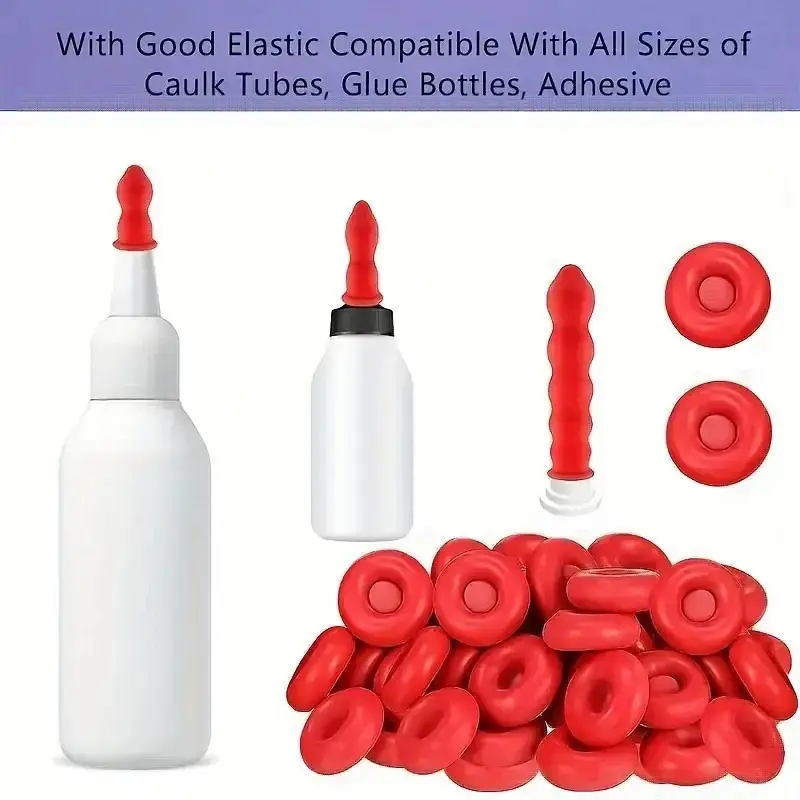 5x Caulking Cover Seal Rubber Caps Sealant Tube Protectors for Perfect Sealing - image 3 | Free standard UK delivery included | Discount Quality Products