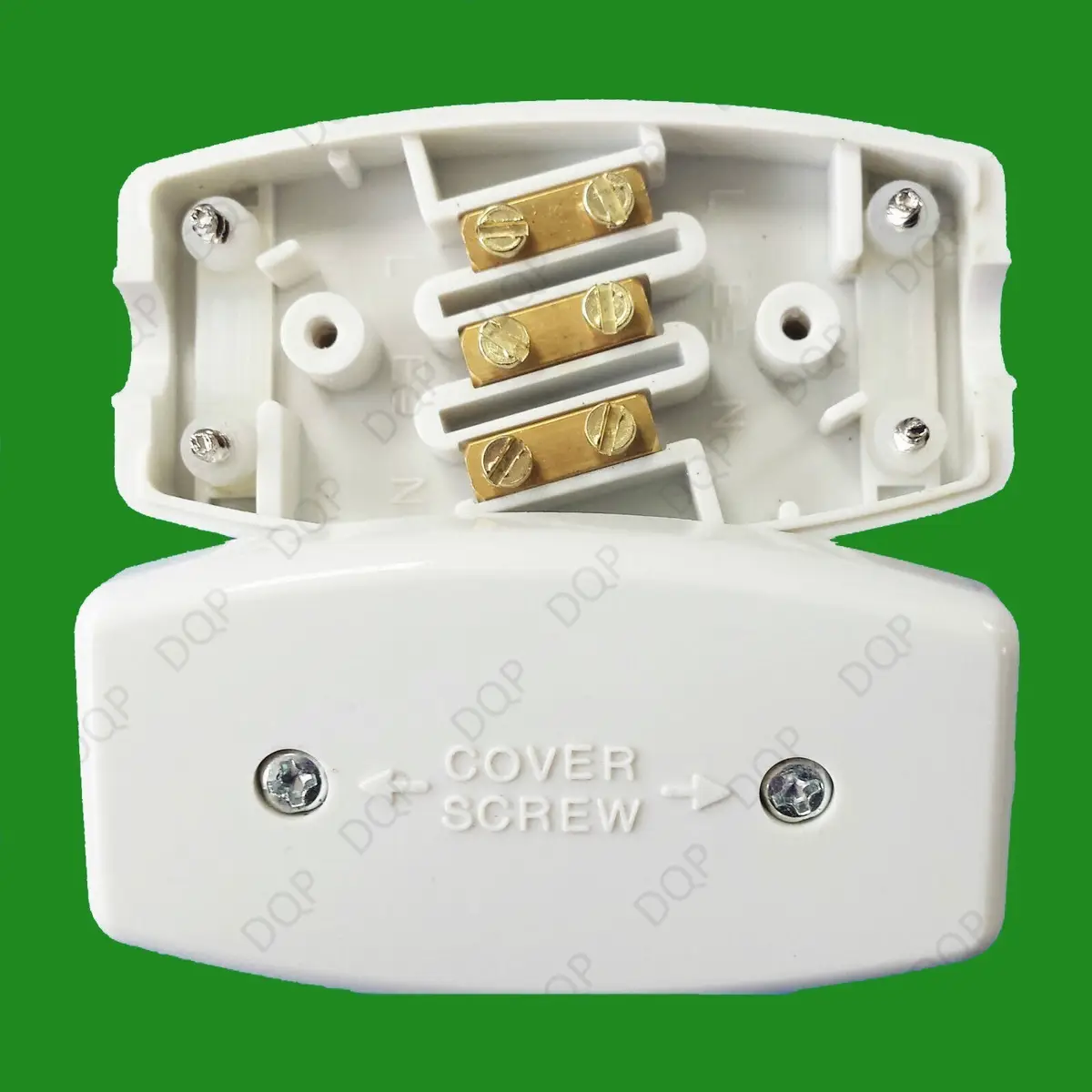 13A Inline Flex Connector Box Mains Lead 2 Core Electrical Wire Junction Joiner
