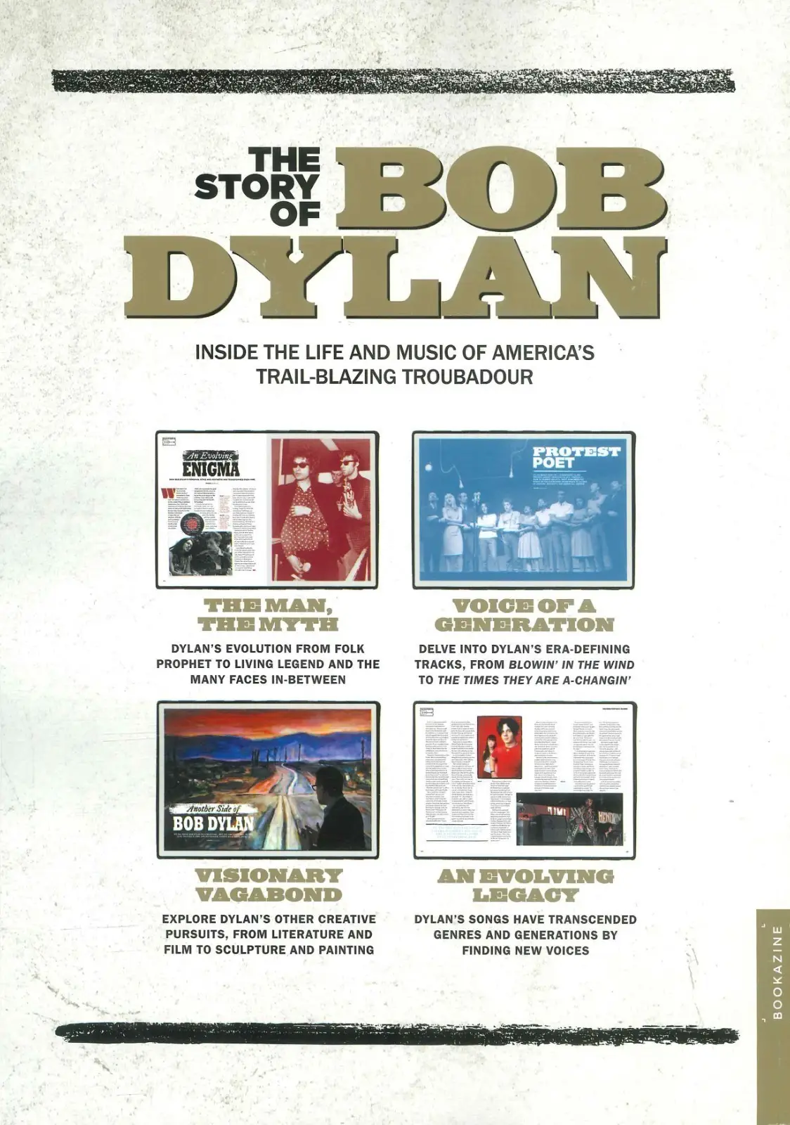 Story of Bob Dylan Magazine: Icons Series, Visionary Vagabond, Music, 2025 - image 4 | Free standard UK delivery included | Discount Quality Products