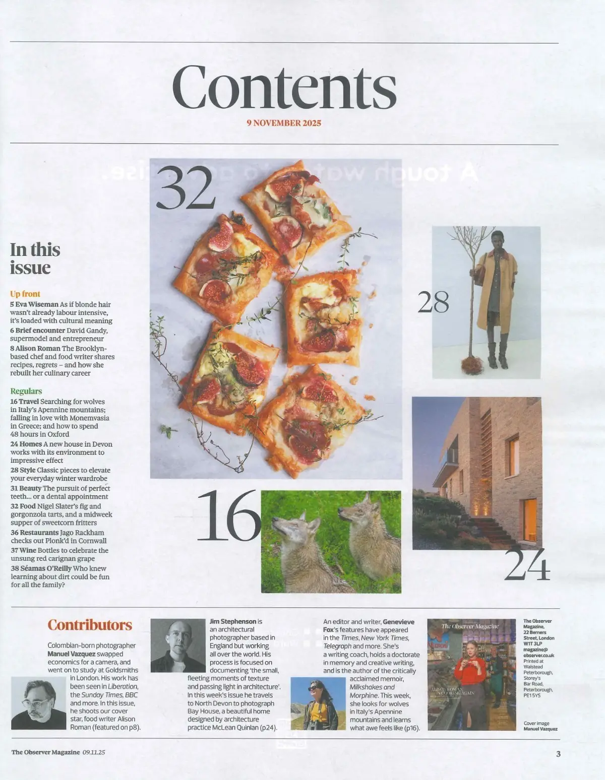 Observer Magazine: Alison Roman, David Gandy, Nigel Slater, Eva Wiseman 9.11.25 - image 3 | Free standard UK delivery included | Discount Quality Products