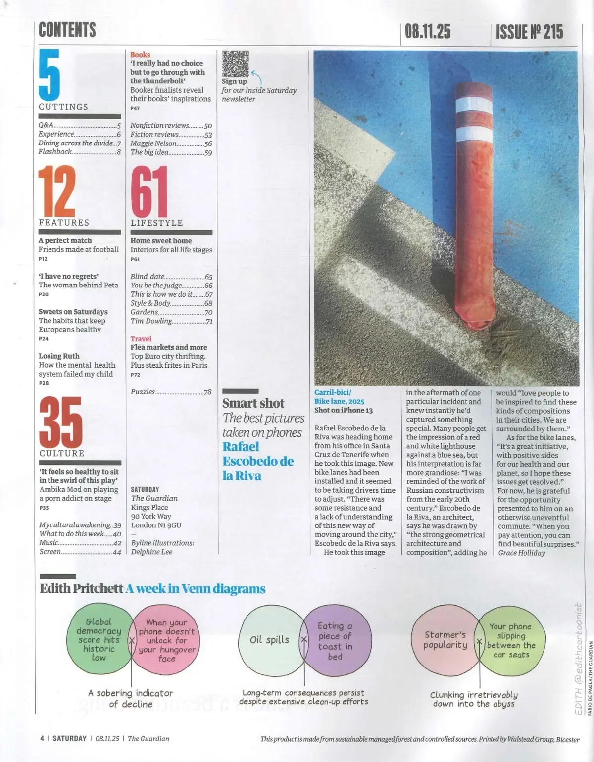 Guardian Saturday Magazine: Ambika Mod, Nuala McGovern, Harry Aikines, 8.11.25 - image 3 | Free standard UK delivery included | Discount Quality Products