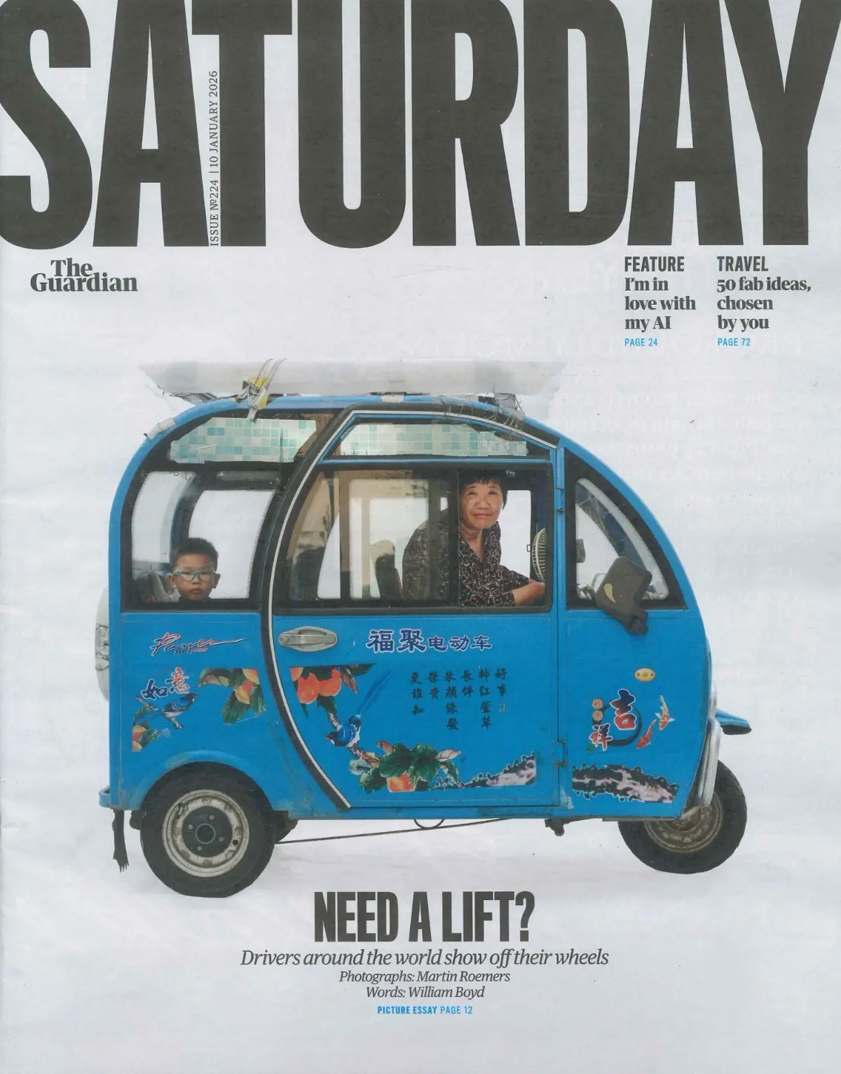 Guardian Saturday Magazine: Donald Trump, Roger McGough, Joel Dommett, 10.1.26
