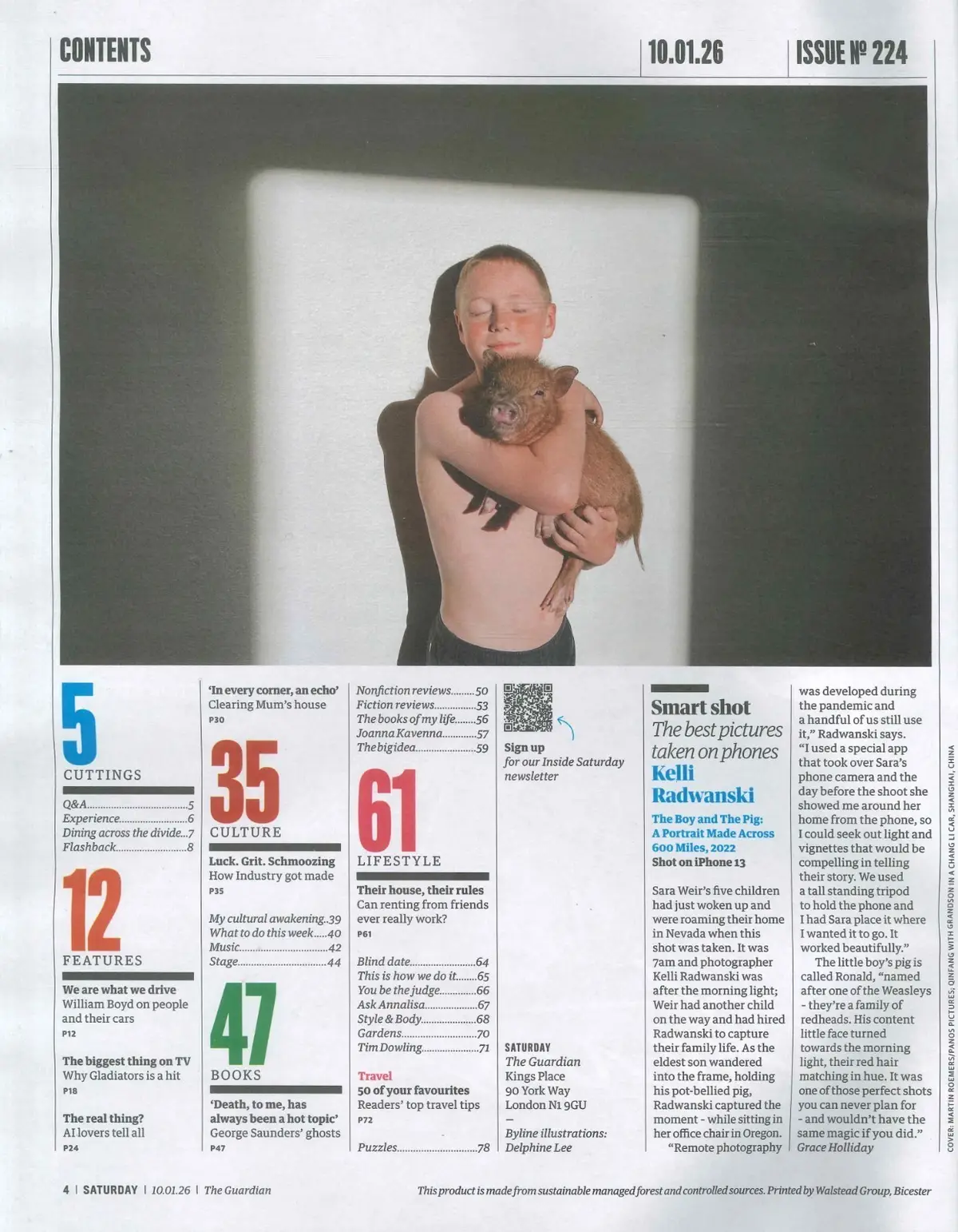 Guardian Saturday Magazine: Donald Trump, Roger McGough, Joel Dommett, 10.1.26 - image 3 | Free standard UK delivery included | Discount Quality Products