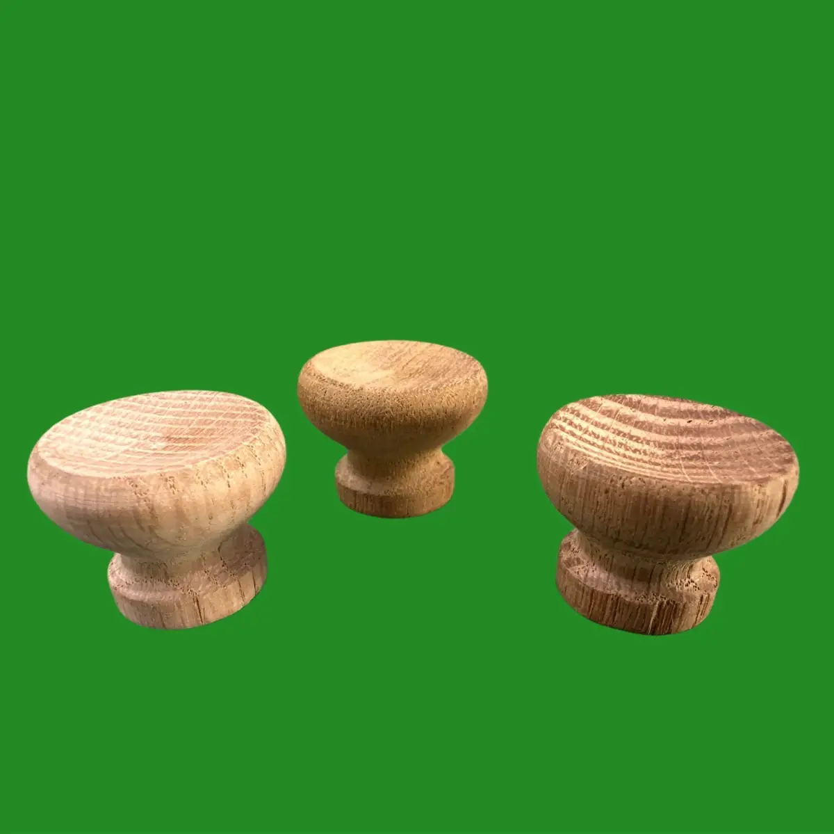 3x 34mm Concave Teak Wood Kitchen Drawer Cupboard Cabinet Door Handles Pull Knob - image 3 | Free standard UK delivery included | Discount Quality Products