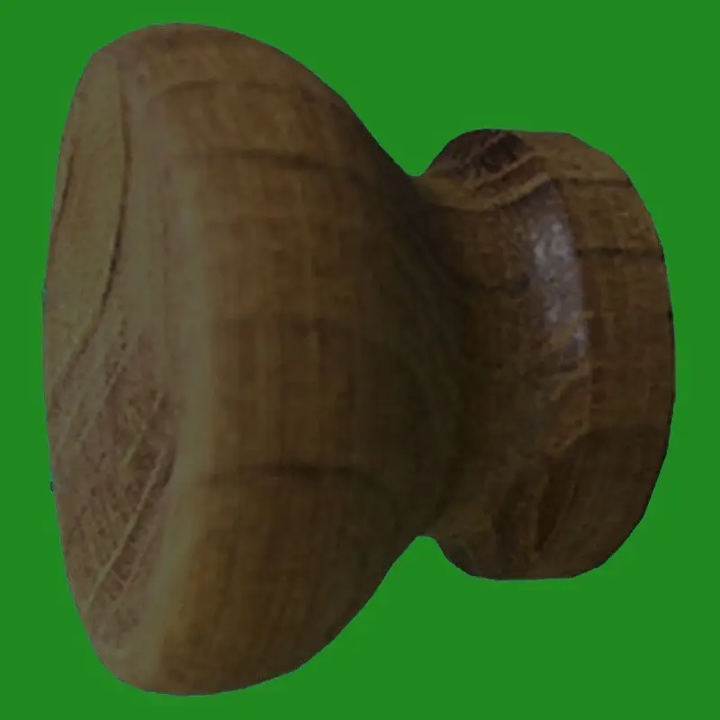 3x 34mm Concave Teak Wood Kitchen Drawer Cupboard Cabinet Door Handles Pull Knob - image 4 | Free standard UK delivery included | Discount Quality Products