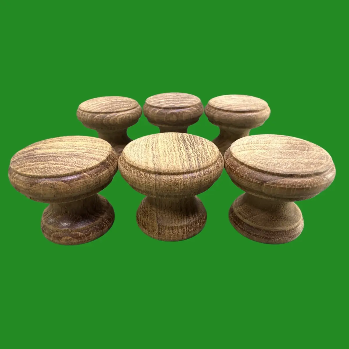 6x 32mm Convex Wooden Kitchen Cabinet Cupboard Dome Handles Desk Drawer Knobs - image 2 | Free standard UK delivery included | Discount Quality Products