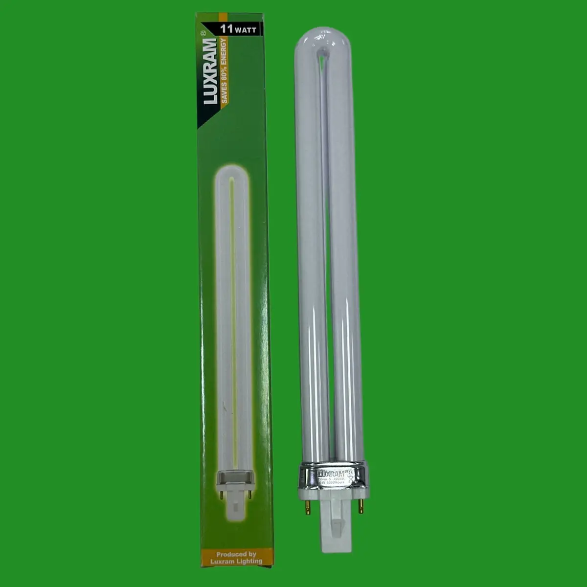 4x 11W G23 2 pin Low Energy CFL PL-S PLS Stick Light Bulb 4000K Cool White Lamp - image 2 | Free standard UK delivery included | Discount Quality Products