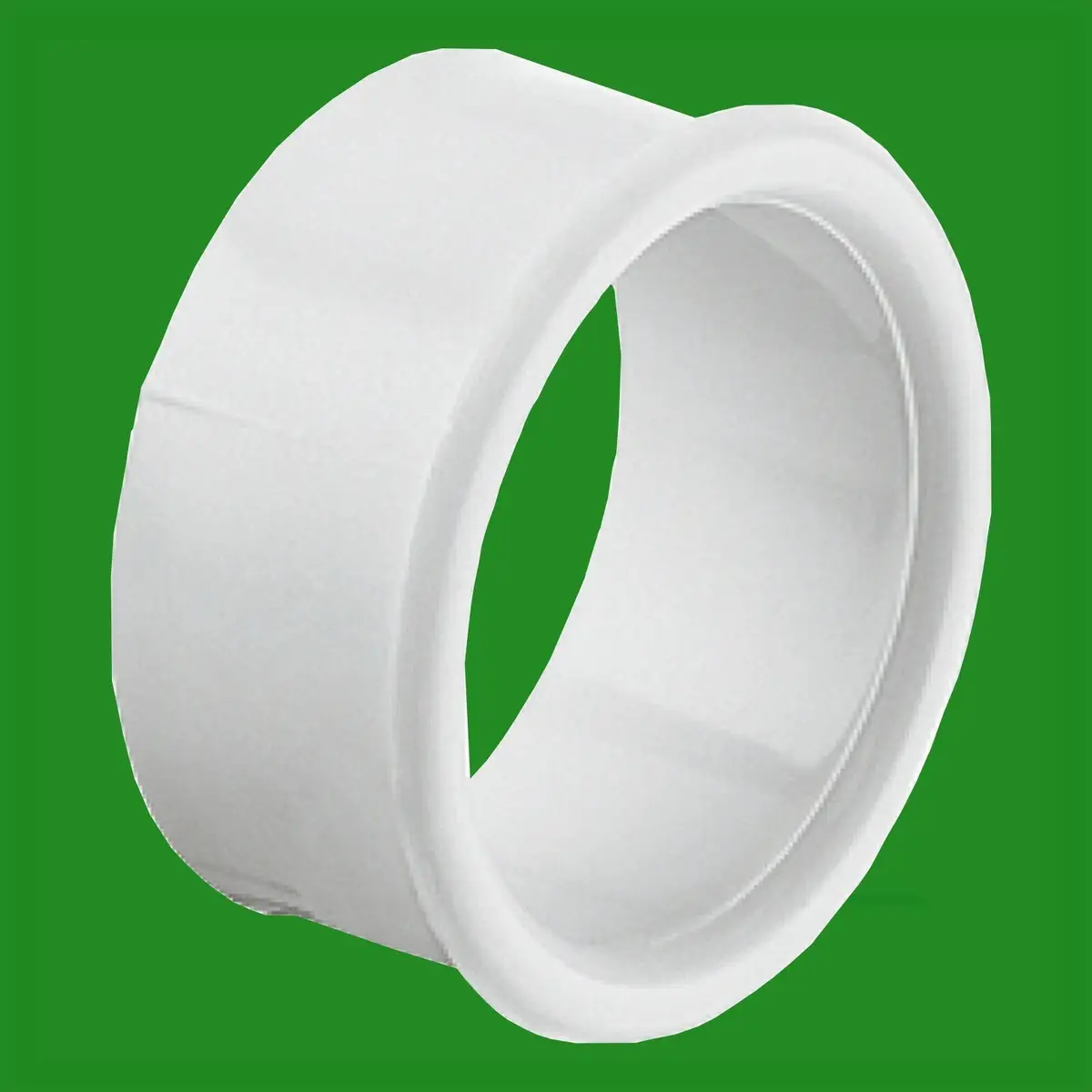 10x 38mm White Plastic Round Circular Door Air Vent Trim Ring Recess Mounting