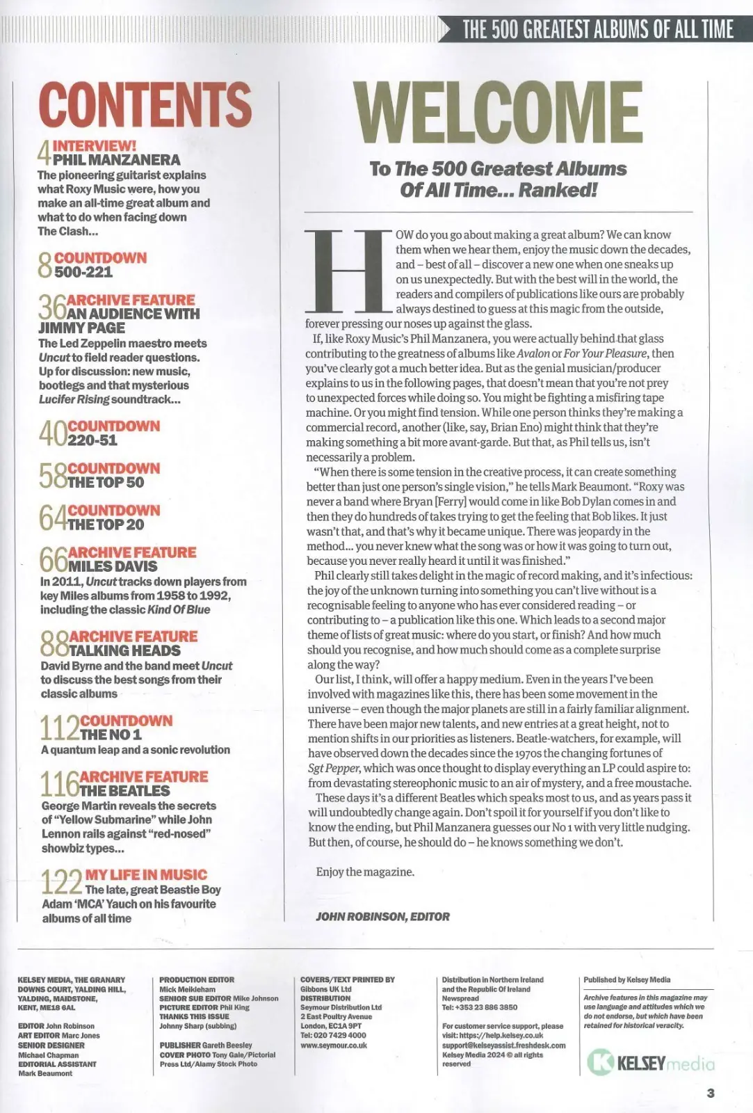 Uncut Magazine: 500 Greatest Albums Of All Time, Ultimate Record Collection - image 2 | Free standard UK delivery included | Discount Quality Products