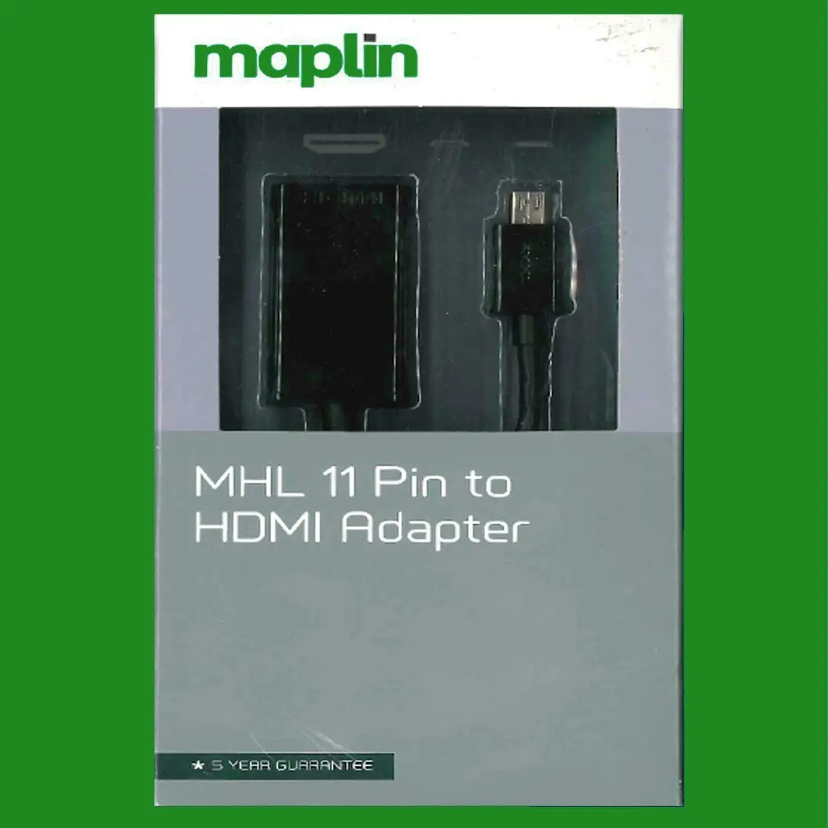 MHL 11 Pin MicroUSB to HDMI Adapter Maplin Android Smartphone Tablet TV out