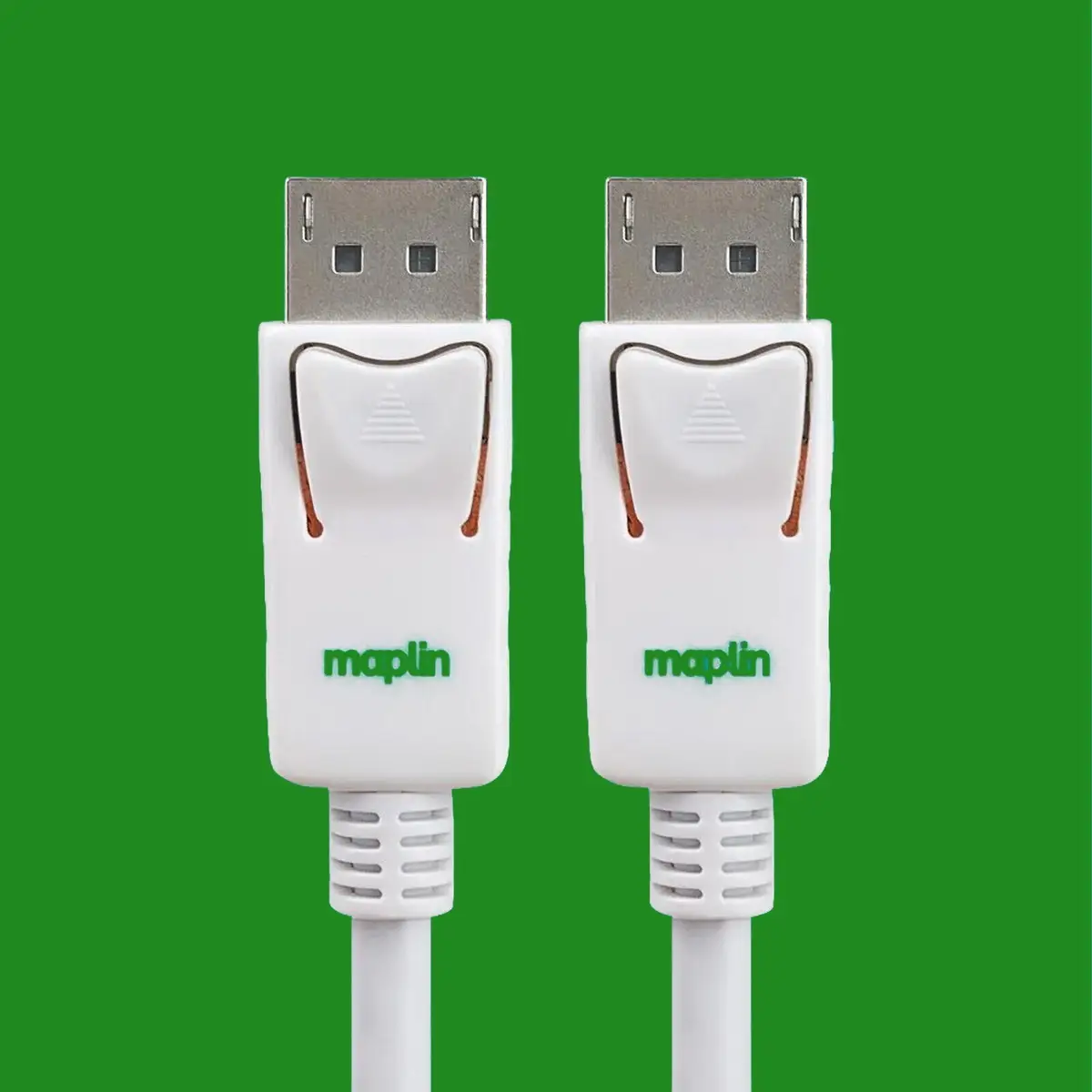 DisplayPort 3m 1080p 4K Digital Video HD for PCs, TVs and Monitors - White