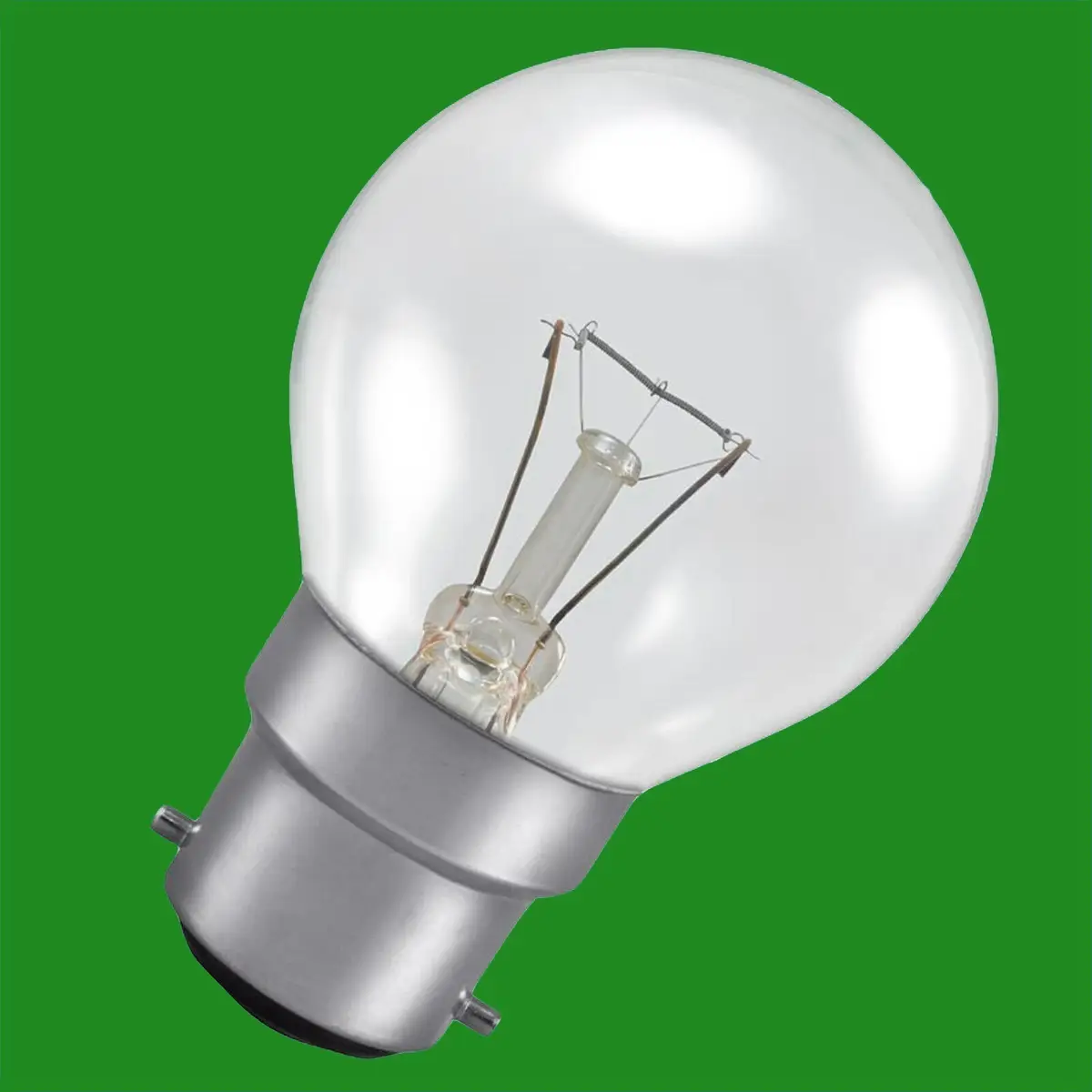 1x 40w Crompton Golf Round Incandescent Dimmable Clear BC B22 Light Bulb Lamp - image 3 | Free standard UK delivery included | Discount Quality Products