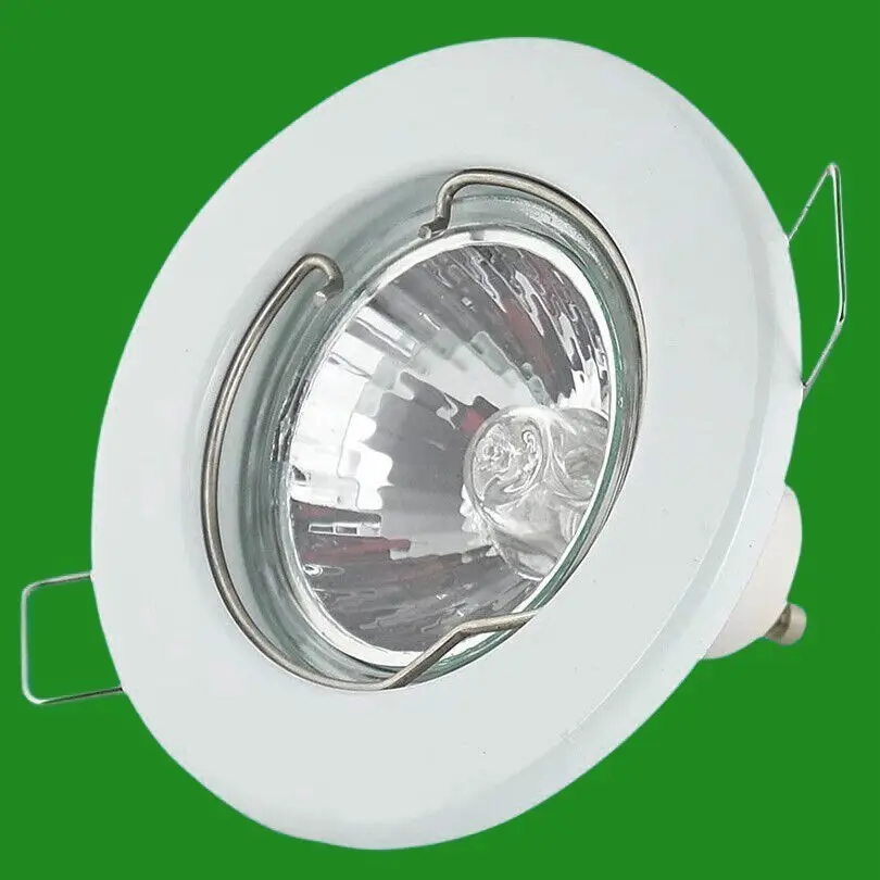 3 Pack Ceiling Mount GU10 Downlights Warm White, 50w, Recessed, Bulbs Included - image 2 | Free standard UK delivery included | Discount Quality Products