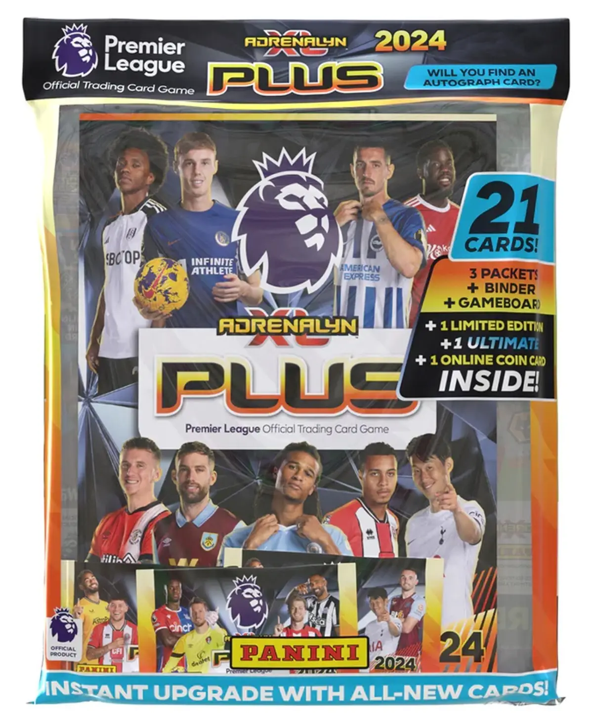 Panini Adrenalyn XL PLUS, Premier League 2024, Starter Pack, Football, Soccer