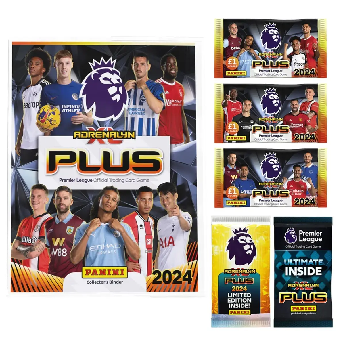 Panini Adrenalyn XL PLUS, Premier League 2024, Starter Pack, Football, Soccer - image 2 | Free standard UK delivery included | Discount Quality Products